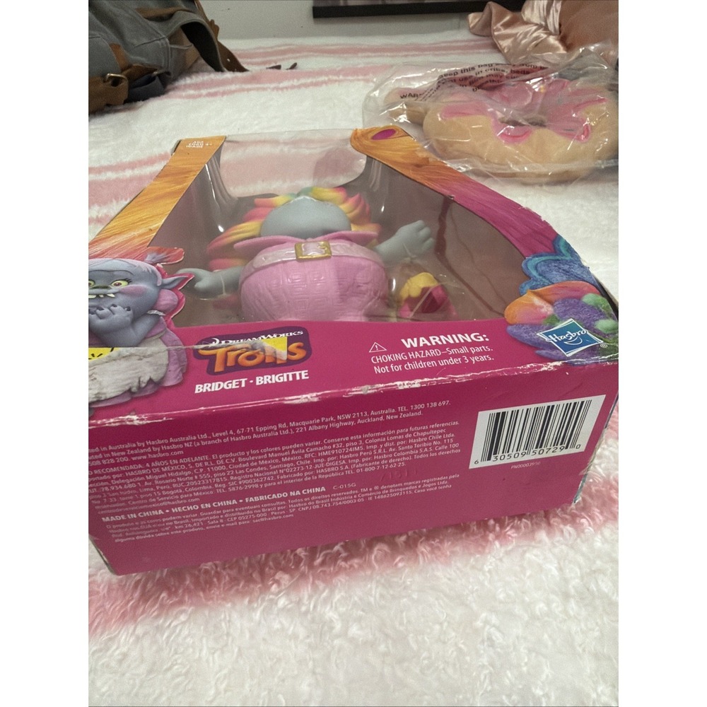 2016 TOYS R US Trolls Bridget Doll Hasbro Dress Up Doll New In Box Sealed - Picture 3 of 7